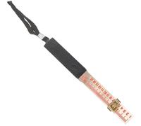 Healeved Jauge d'Écartement Conique en Cuivre Outil de Mesure d'Épaisseur Précision 02 MM Jauge de Joint Triangulaire pour Inspection de Soudage et Contrôle d'Épaisseur Professionnelle