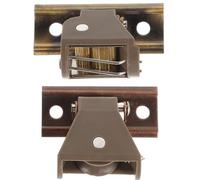 Healeved Jeu de Poulies de Levage et Verrou de Store en Métal Finition Cuivre Ancien Accessoire pour Store Enrouleur Intérieur Poulie de Blocage du Cordon pour Installation et Réparation