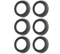 Healeved Joint de Coupelle de Pompe à Eau Manuelle 75 MM en Caoutchouc Noir Lot de 6 Pièces Accessoire de Pompe de Puits Manuel Étanchéité Précise Pièces de Rechange pour Extraction d'Eau