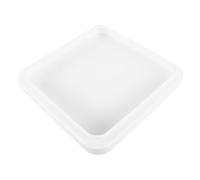 Healeved -jour Facile à Nettoyer et Entretien Minimal Blanc en Pvc Réutilisable Carré Moderne pour Plafonnier LED pour Salle de Bains et Balcon