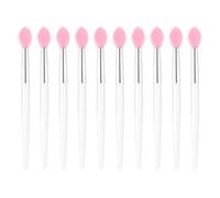 Healeved Kit De 10 Pinceaux Pour Masque À Lèvres De Maquillage Teinte Paillettes Gloss Surligneur Rouge À Lèvres Mini Eye-Liner Étiquettes Cosmétiques Ferme