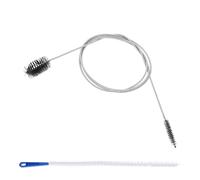 Healeved Kit de 2 Brosses Flexibles pour Débouchage de Canalisations, Outil de Drainage des Cheveux, Brosse Longue en Plastique Léger, Nettoyage Évier la Cuisine et Lavabo Salle de Bain,