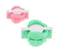 Healeved Kit de 2 Machines à Pompons en Plastique de Cœur Tailles Petite et Moyenne Outil de Tissage pour Pompons Duveteux Création DIY pour Tricot Décoration Créative et Accessoires