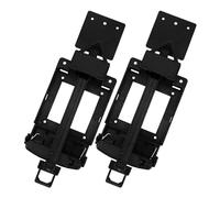 Healeved Kit de 2 Mécanismes de Remplacement D'horloge à Pendule à Quartz, Pièces D'horlogerie Précises en Plastique, Outils de Réparation pour Horloges Murales Compatibles, pour Atelier