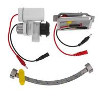 Healeved Kit de Chasse D'eau Automatique pour Urinoir Électrovanne Abs, Capteur Intelligent sans Contact, Panneau A, Alimentation Cc, Compatible Tuyaux 22 Mm, Robinet de Commande