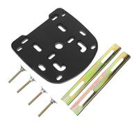 Healeved Kit de Fixation pour Top Case Moto Plaque de Montage en Métal Renforcé avec Vis et Rondelles Matériel de Montage de Bagages Arrière pour Coffre de Moto Support Robuste et