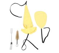 Healeved Kit de Nettoyage pour Saxophone Alto Chiffon Absorbant en Daim Jaune et Écouvillon Rapide pour Professionnels et Débutants