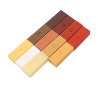 Healeved Kit de Réparation Cire pour Parquet et Meubles Cire Colorante pour Retouche Rayures Multi-couleurs pour Sols Stratifiés et
