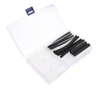 Healeved Kit de Réparation de 78 Embouts Thermorétractables pour Lacets de Chaussures en Plastique, Portable et Transparent, pour Racourcir et Réparer Vos Lacets à Tout Moment