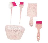 Healeved Kit de Teinture Cheveux Professionnel avec Planche à Mèches Bol Transparent et Pinceaux Doux pour Balayage Précis Complet et Coiffeurs