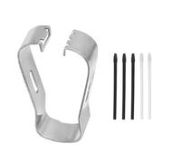 Healeved Kit d'entretien Réparation de Stylet Tactile Noir en Plastique, Embouts de Remplacement Compatibles avec Tablette Modèle S3 T820 T825 et S4 T830 T835, pour Tablette