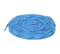 Healeved Lacets de Hockey sur Glace en Polyester Bleu, 1 Paire, Résistants et Pratiques pour Patins de Sport sur Glace, Lacets Plats Antidérapants pour Patinage