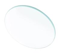 Healeved Lentille Convexe en Verre Optique 75 MM Diamètre Focale 25 MM Loupe Grossissante pour Expériences en Classe de Physique et Énergie Solaire Lentille Biconvexe Optique Solide