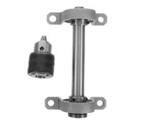 Healeved Logement de Palier de Broche, Porte-arbre de Broche en Acier Argenté, Compatible Perceuse et Tour Rotatif, pour Atelier et Bricolage, Mandrin de Tour à Bois