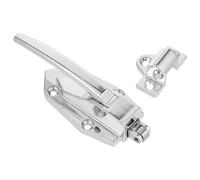 Healeved Loquet de Porte de Congélateur Poignée Robuste et Résistante à L'usure en Alliage de Zinc Argenté Installation Facile pour Four et Usage Commercial ou Domestique