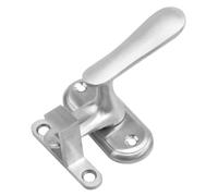 Healeved Loquet de Porte Robuste en Acier Inoxydable Argenté, Verrou de Porte, Installation Facile, pour Maisons et Études, Sécurité Intérieure,