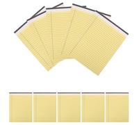 Healeved Lot de 10 Blocs-Notes Juridiques Jaunes Format Légal 203 X 28 CM Papier 80 G/M² 30 Pages Double Face Carnet de Planification Quotidienne Portable pour Bureau et Études
