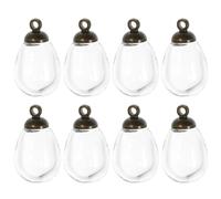 Healeved Lot de 10 Breloques de Larme en Verre 11X14 MM Pendentifs DIY pour Bijoux Faits Main Accessoires pour Bracelets Colliers et Boucles D’Oreilles Matériel Création Bijoux
