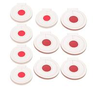 Healeved Lot de 10 Cibles Blanches en Microfibre pour Exercice, Légères et Épaisses, pour L'entraînement Précision Tir Sportif