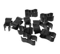 Healeved Lot de 10 Clips Utilitaires pour Poteaux D’Entraînement de Football Boucles Réutilisables en Plastique Robuste Fixation Rapide pour Équipement Sport et Marquage de Terrain