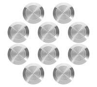 Healeved Lot De 10 Clous De Guidage Antidérapants Pour Trottoirs Aveugles Avec Indicateurs Tactiles De Sécurité Ces Clous De Couleur Argentée Sont Parfaits Pour Les Allées Et Les