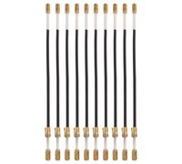 Healeved Lot De 10 Cordes De Cordier Pour Violon Cordelette Universelle Kit D'Accessoires Pour Violon Cordelette De Rechange Fil De Cordier Noir