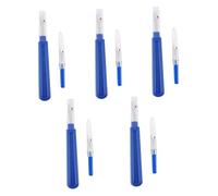 Healeved Lot de 10 Découseurs pour Broderie au Point de Croix Outils de Couture Légers et Résistants Pointe Concave Ultra-Tranchante Bords Arrondis Sécurisés Découd Rapide et Précis