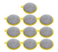 Healeved Lot de 10 Éponges à Vaisselle Rondes Double Face Éponge Cuisine Multi-Usages en Matériau Résistant Tampon de Nettoyage pour Vaisselle et Surfaces Séchage Rapide pour Nettoyage