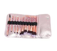 Healeved Lot De 10 Pinceaux De Maquillage Diamant En Plastique Pu Et Fibre Artificielle Pour Une Application Beauté Poils Confortables