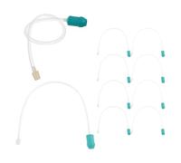 Healeved Lot de 10 rallonges de ventouses : tube de rallonge de rechange pour ventouses, connecteur de vide, tube de rechange pour pompe de massage