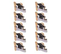 Healeved Lot de 10 Set de Épingles Commémoratives Métal pour Remise de Diplôme, Autocollants de Félicitations pour Casquette de Graduation, Accessoires Décoration Vêtements Étudiants 2026
