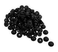 Healeved Lot de 100 Œillets Passe-Câbles en Caoutchouc Noir 52 MM Protection Anti-Abrasion pour Câbles Métalliques Accessoires Solide pour Installation Intérieure et Extérieure Usage