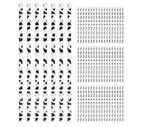 Healeved Lot de 100 pailles en papier : pailles en papier à imprimé vache - bâtonnets à cocktail en forme de vache pour tasses - articles de fête pour la décoration de remise des diplômes