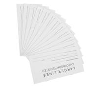 Healeved Lot de 12 Registres de Chèques Personnels Blancs Livre de Comptes Grandes Cases pour Suivi des Transactions Papier Résistant Format Portable pour Gestion Financière Quotidienne