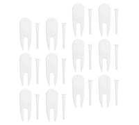 Healeved Lot de 12 Sets de Bouchons D’Air de Rechange pour Ballon de Yoga Kit Étanche Anti-Fuite Adaptateur Compatible Ballon de Fitness D’Exercice Accessoires pour Entraînement Pilates et