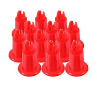 Healeved Lot de 12 Supports de Pieds Rouges pour Balances Électroniques Support de Plateau Robuste 30 Kg Accessoires Universels pour Pieds de Balance pour Usage Industriel et Scientifique