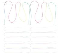 Healeved Lot de 120 ficelles pour cheveux : assortiment de tresses dégradées, pour femmes et filles, accessoires de coiffure pour queue de cheval