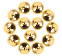 Healeved Lot de 15 Capuchons Décoratifs en Métal Doré 8 MM pour Boules de Verre Clous à Œil Artisanaux pour Bijoux DIY Connecteurs de Pendentifs et Breloques à Monter Soi-Même