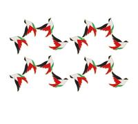 Healeved Lot de 16 Broches Symbole de Paix en Alliage de Zinc Épingles de Revers Drapeau Palestinien Bijoux Homme Léger pour Costume et Événements Sociaux