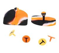 Healeved Lot de 2 Aides à la Prise en Main pour Golf en Silicone Correcteur de Grip Compact et Portable Entraîneur de Grip pour Swing de Golf pour Hommes et Femmes Améliore Précision et