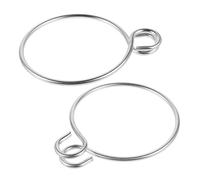 Healeved Lot de 2 Anneaux de Récupération D’Ancre en Acier Inoxydable Dispositif D’Assistance Marine Renforcé Anneaux de Levage pour Yacht et Bateau Accessoire Solide pour Système