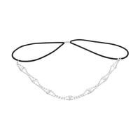 Healeved Lot de 2 Bandeaux pour Cheveux Femme en Strass et Perles, Accessoires Coiffure Rétro Chic Doré et Argenté, Couvre-Chefs Élégants pour Fête, Mariage et Soirées, Bandeaux Décoratifs