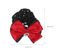 Healeved Lot de 2 barrettes à cheveux pour femmes, nœud, filet, couvre-chignon, accessoires pour hôtesses, banques, hôtels, restaurants