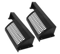 Healeved Lot de 2 Boîtes de Récupération des Balles de Foot en Plastique Noir Filet Compact et Résistant Accessoire pour Foot de Table pour Parties Familiales et Entre Amis