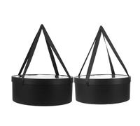 Healeved Lot de 2 boîtes rondes en forme de fruits et de fleurs avec longue poignée pour de compositions, pour la Saint-Valentin, un anniversaire, un mariage, une demoiselle d'honneur, une demande