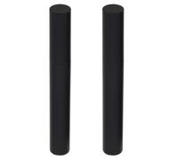 Healeved Lot de 2 Brosses à Barbe et Sourcils Jetables pour Hommes Coloration Temporaire Noire et Marron Pinceau Doux pour Barbe Colorée et Moustache Application Précise pour Soin