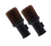 Healeved Lot De 2 Brosses À Cheveux Pour Le Cou Et Le Barbier En Nylon Et Laine Noire