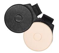 Healeved Lot de 2 Coussins de Siège Auto Pivotants 360° Coussins Tournants en Textile Noir et Beige Portable pour Femme Enceinte et Personne Âgée Accessoire Confort Voiture