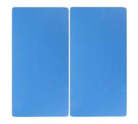 Healeved Lot de 2 Coussins de Yoga Antidérapants en Mousse EVA Petits Tapis de Jardinage et Protège-Sport pour Genoux et Coudes Bleu Compacts et Légers Adaptés aux Exercices Yoga
