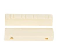 Healeved Lot de 2 Écrous de Remplacement ABS pour Mandoline Musicale Sillet de Chevalet Solide Rainures Fines pour Maintien des Cordes Accessoires pour Réparation et Réglage Compatible